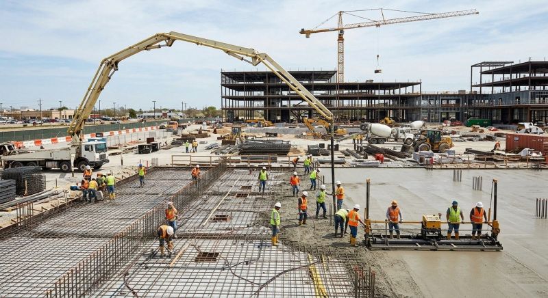 Commercial Slab Installation in Marietta, GA
