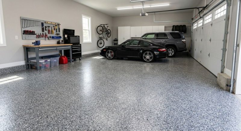 Epoxy Garage Flooring Installation in Loudoun County, VA