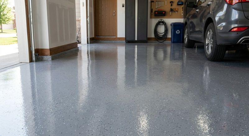 Garage Floor Epoxy Installation in Greensboro, NC