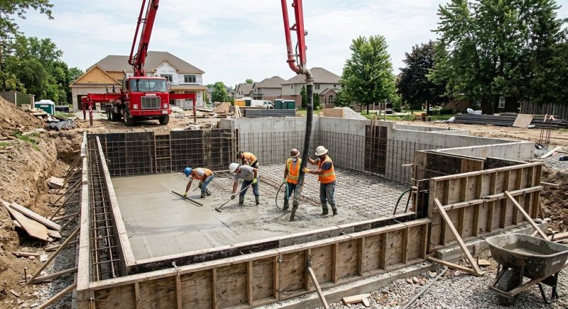 Basement Concrete Pouring in Greenville, SC