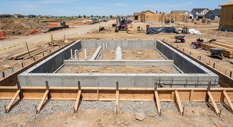 Cement Foundation Installation in Fort Worth, TX