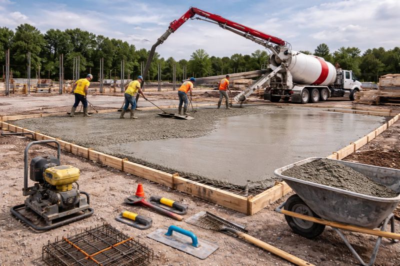 Commercial Slab Construction in Longmont, CO