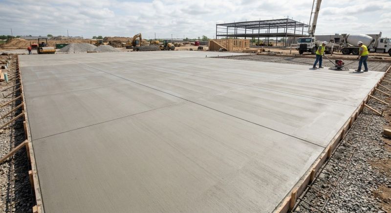 Commercial Slab Installation in Grand Rapids, MI
