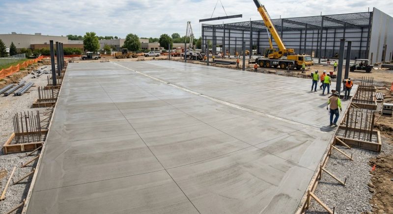 Commercial Slab Installation in Littleton, CO