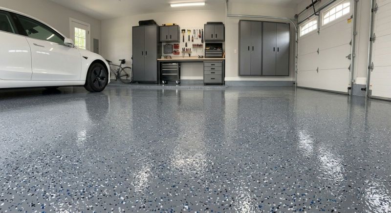 Epoxy Garage Flooring Installation in Frederick, MD