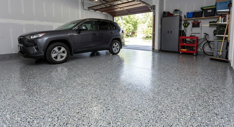 Epoxy Garage Flooring Installation in Alexandria, VA