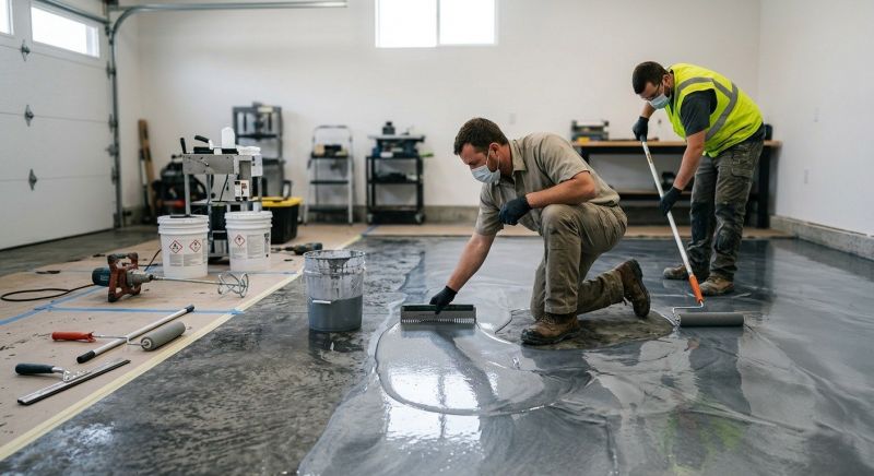 Floor Epoxy Service in Loudoun County, VA
