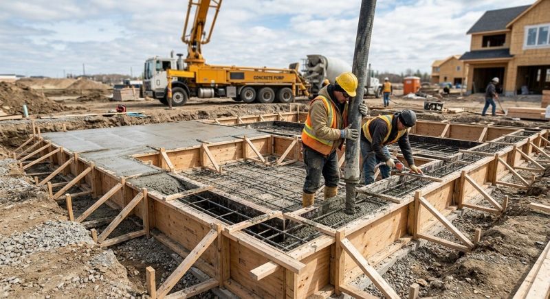Foundation Wall Pouring in Fredericksburg, VA