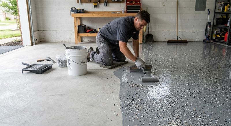 Garage Floor Renovation in Columbia, SC