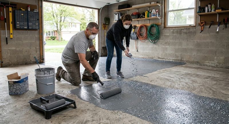 Garage Floor Resurfacing in Charlotte, NC
