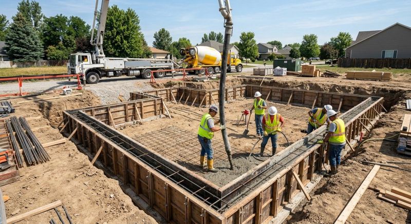 House Foundation Installation in Columbus, OH
