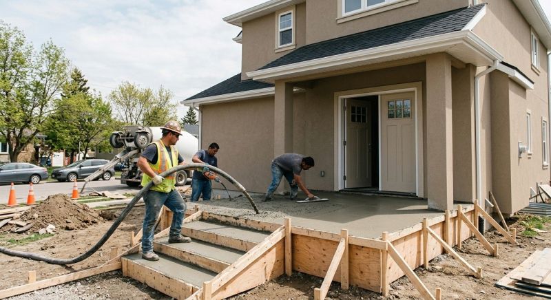Porch Slab Installation in Denver, CO
