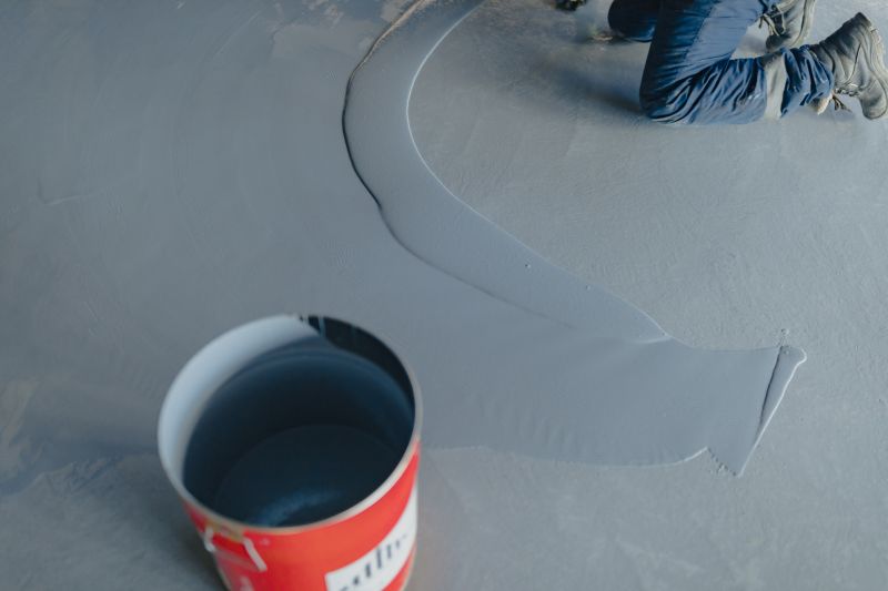 Speckled Garage Floor Painting in Annapolis, MD